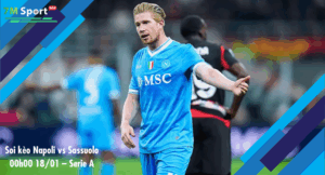 Đội hình dự kiến trước trận Napoli vs Sassuolo